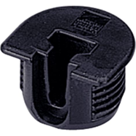 Hettich MB-Tablarverbinder,  Bohr Ø20mm,  Bohrt.12,  5mm,  VB 135,  79649,  schwarz