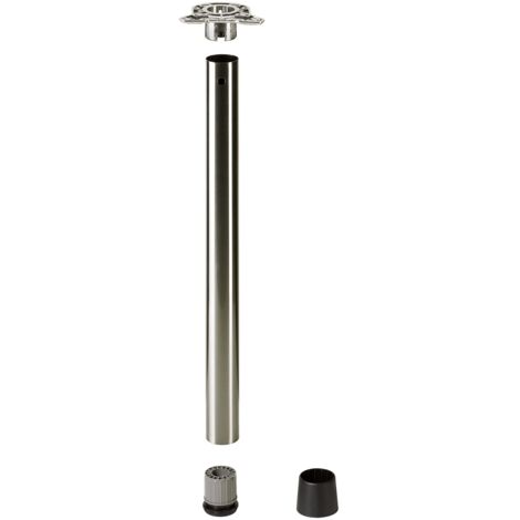 Hettich MB-Tischbein,  Ø 60x1200mm,  Ayo,  46048,  chrom hochglanz