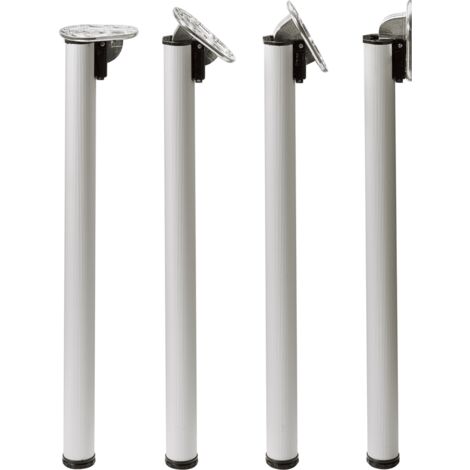 Hettich MB-Tischbeinset,  Ø 50x710mm,  Jengo,  46066 geriffelt