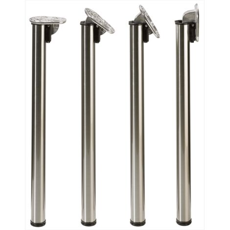 Hettich MB-Tischbeinset,  Ø 50x710mm,  Jengo,  46694,  chrom hochglanz