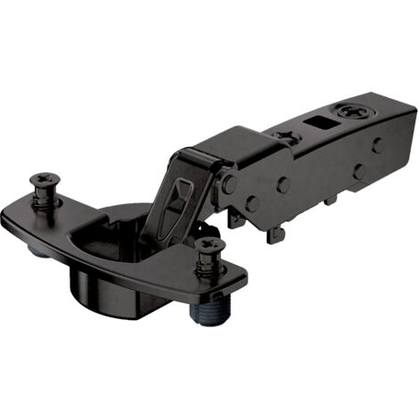 Hettich MB-Topfscharnier,  Sensys 8675,  9091775,  110°,  Kröpf. 9,  5mm,  Stahl obsidianschw.