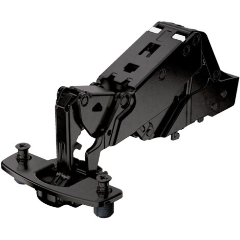 Hettich MB-Topfscharnier,  Sensys 8687,  9091792,  165°,  Kröpf. 9,  5mm,  Stahl obsidianschw.