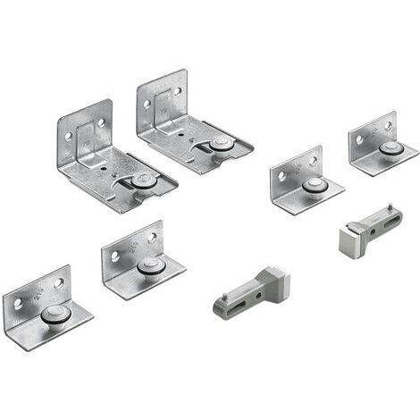 Hettich MB-Türführungsset,  unten,  einliegend,  25kg,  STB 11,  45081