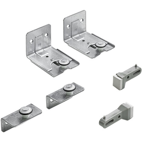 Hettich MB-Türführungsset,  unten,  einliegend,  25kg,  STB 12,  45082
