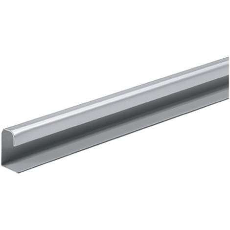 Hettich MB-Türleiste,  TS 18-19mm,  2050mm,  TopLine M,  9136107,  silber,  eloxiert