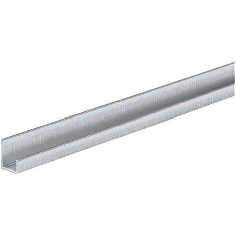 Hettich MB-Türleiste,  TS 18-19mm,  2050mm,  TopLine M,  9136108,  silber,  eloxiert