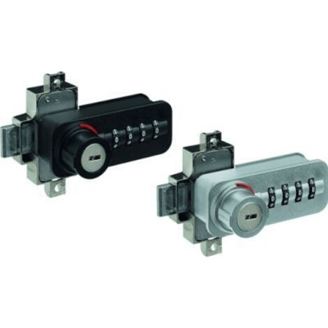 Hettich MB-Zahlenschloss,  m.Drehstg.schlo. 9206727,  Kunststoff/Stahl schwarz matt,  links