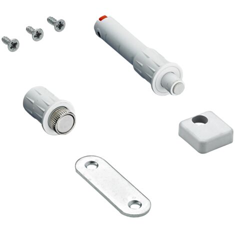 Hettich MB-Zuhaltung,  WingLine S Design,  9282901,  Bodenrücksprung 8mm,  Kunststoff weiß
