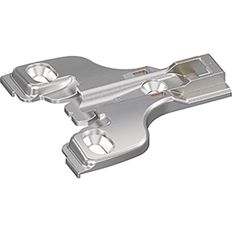 Hettich Möbel-Face-Frame-Montageplatte, Distanz 1,5mm,  Sensys 8000,  9088247 vernickelt