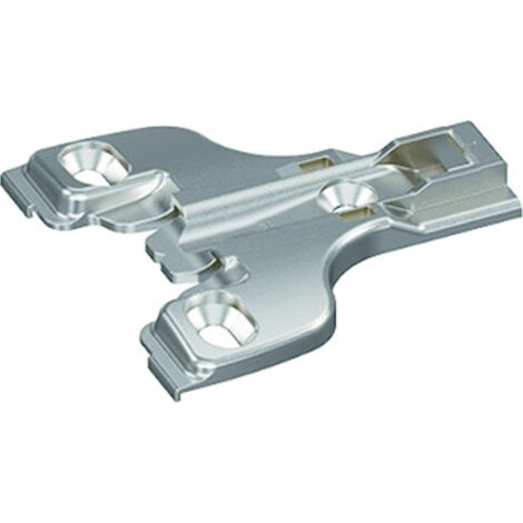 Hettich Möbel-Face-Frame-Montageplatte, Distanz 4,5mm,  Sensys 8000,  9088248 vernickelt