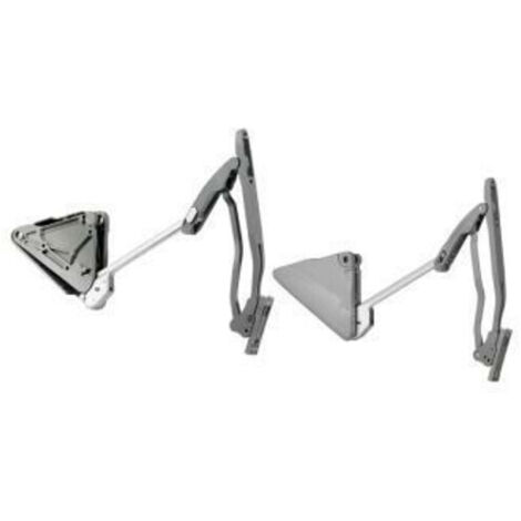 Hettich Möbel-Hochfaltbeschlag Lift Advanced HF 9079610 einstellbar Aluminium grau Si
