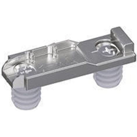 Hettich Möbel-Linear-Montageplatte,  Distanz 3mm,  Sensys,  9088243,  Zinkdruckguss vern.