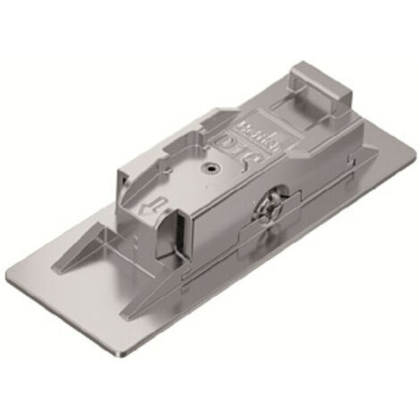 Hettich Möbel-Montageplatte Distanz 10mm 9133536, vernickelt