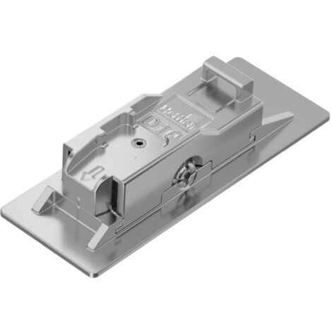 Hettich Möbel-Montageplatte,  Distanz 10mm,  9133538,  vernickelt