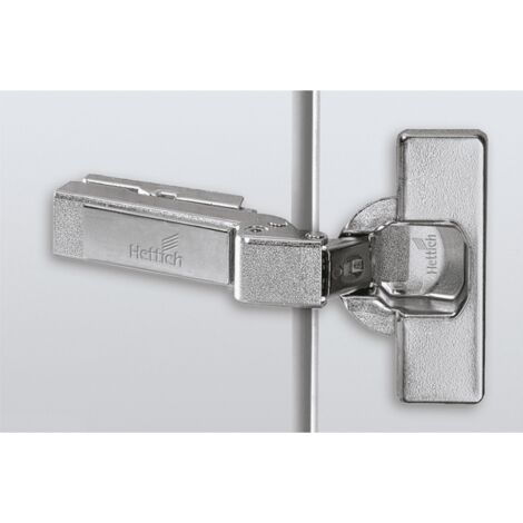 Hettich Möbel-Topfscharnier,  Intermat 9936,  77683,  95°,  Kröpf. -9mm,  ZDG silb. vern.