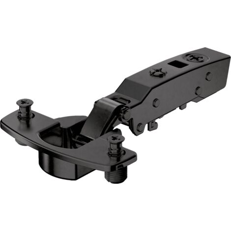 Hettich Möbel-Topfscharnier,  Sensys 8631i,  9091754,  95°,  Stahl obsidianschwarz