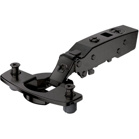 Hettich Möbel-Topfscharnier,  Sensys 8676,  9091796,  95°,  Stahl obsidianschwarz