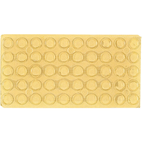 Hettich Möbel-Türanschlagsdämpfer,  selbstklebend,  72120,  Kunststoff transparent