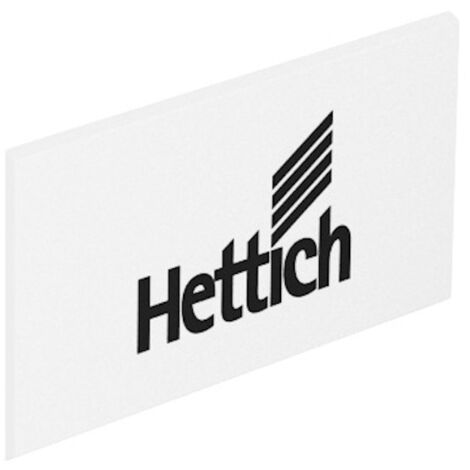 Hettich Möbel-Zierkappe,  für Schubkasten,  ArciTech,  9123006,  Kunststoff weiß
