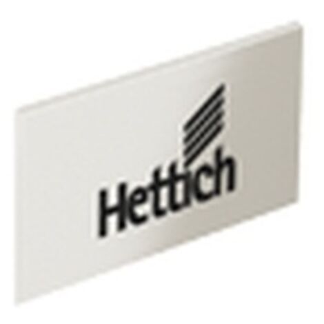 Hettich Möbel-Zierkappe,  für Schubkasten,  ArciTech,  9123007,  Kunststoff edelstahloptik