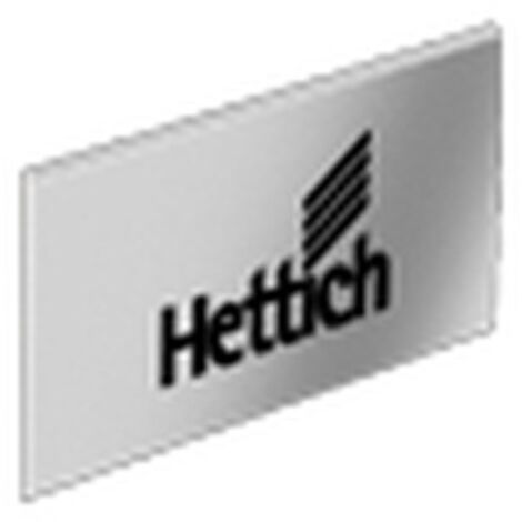 Hettich Möbel-Zierkappe,  für Schubkasten,  ArciTech,  9123008,  Kunststoff chromoptik