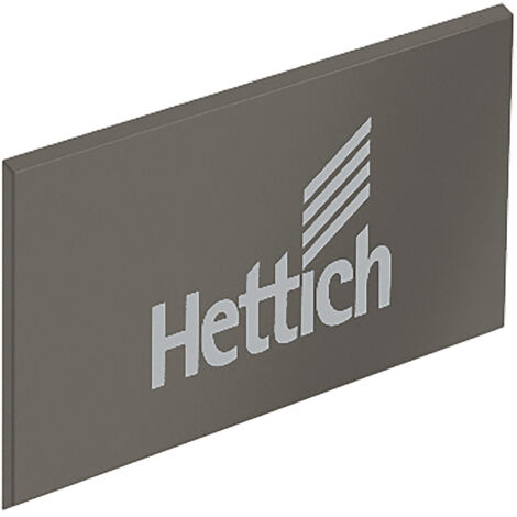 Hettich Möbel-Zierkappe, für Schubkasten, ArciTech, 9134967, Kunststoff quarzgrau
