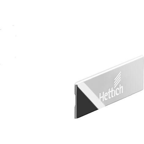 Hettich Möbel-Zierkappe,  für Schubkasten,  InnoTech Atira,  9194653,  Kunststoff chromoptik