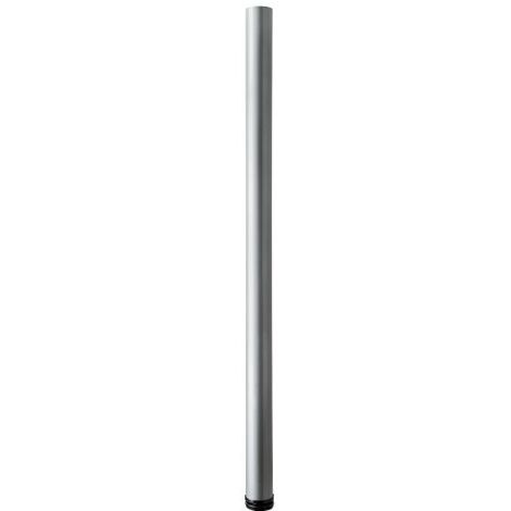 Hettich Möbelfuß 6,0 x 110 - 113 cm Aluminium-Optik - 1 Stück Möbelfuß