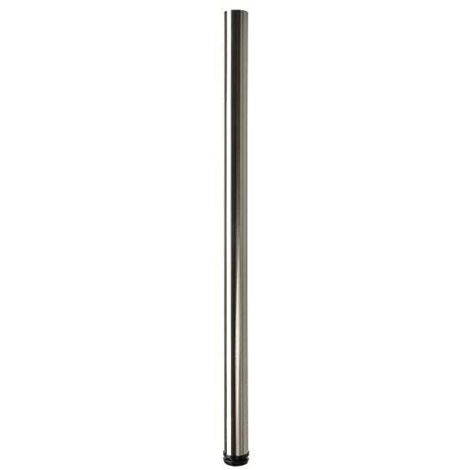 Hettich Möbelfuß 6,0 x 110 - 113 cm Edelstahl-Optik - 1 Stück Möbelfuß