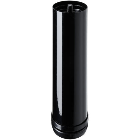 Hettich Möbelfuß 6,0 x 20 - 23 cm Stahl schwarz - 1 Stück Möbelfuß