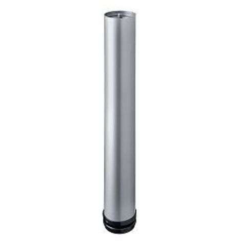 Hettich Möbelfuß 6,0 x 40 - 43 cm Aluminium-Optik - 1 Stück Möbelfuß