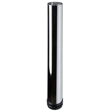 Hettich Möbelfuß 6,0 x 40 - 43 cm Stahl verchromt - 1 Stück Möbelfuß