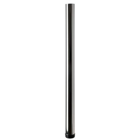 Hettich Möbelfuß 6,0 x 84 - 87 cm Stahl verchromt - 1 Stück Möbelfuß