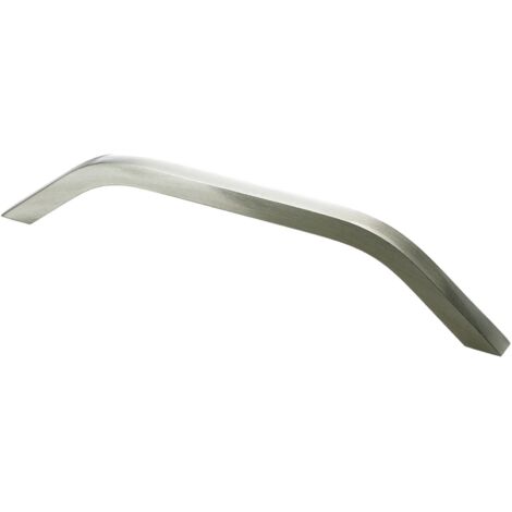 Hettich Möbelgriff Aluminium Edelstahl Optik 7,8 x 177 x 32 mm - 1 Stück Möbelgriff