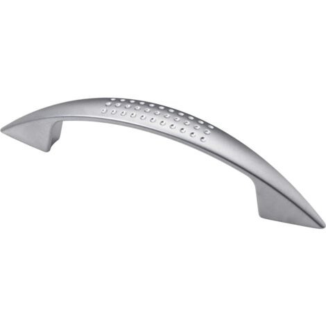 Hettich Möbelgriff  Aluminium Optik 15 x 130 x 28 mm - 1 Stück Möbelbeschläge
