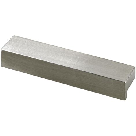 Hettich Möbelgriff Aluminium silber 13,0 x 80,0 x 15,0 mm - 1 Stück Möbelgriff