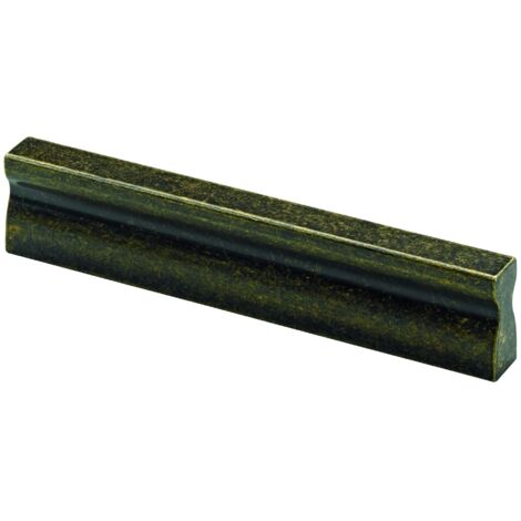 Hettich Möbelgriff Aluminium vermessingt 10 x 110 x 23 mm - 1 Stück Möbelgriff
