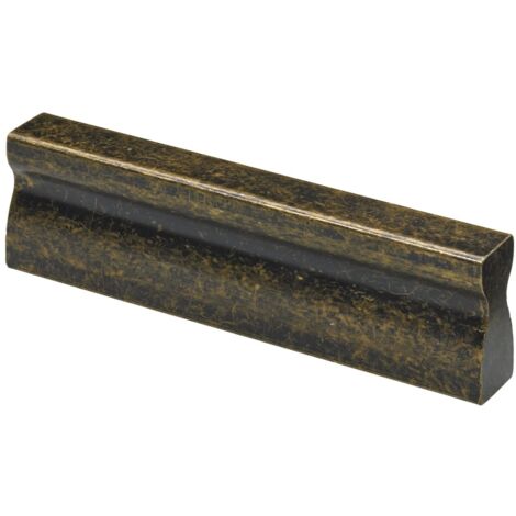 Hettich Möbelgriff Aluminium vermessingt 10 x 78 x 23 mm - 1 Stück Möbelgriff