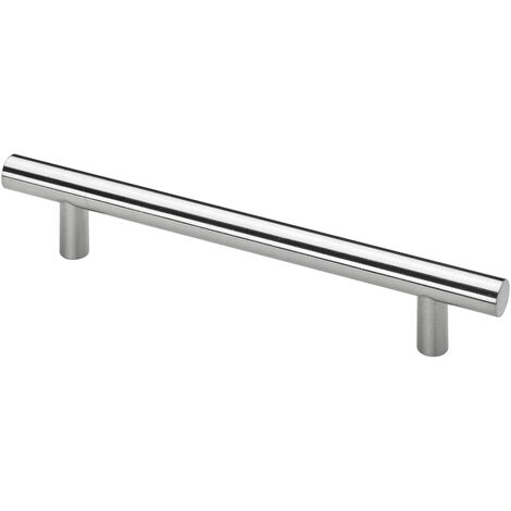 Hettich Möbelgriff, "Classic" -Edel, 128 mm, Ø 12x189x32 mm