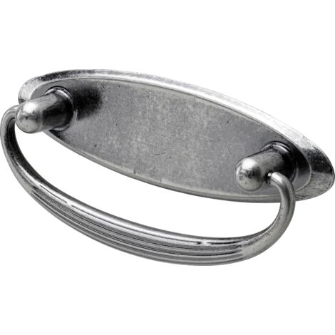 Hettich Möbelgriff  Edelstahl Optik 30 x 94 x 14 mm - 1 Stück Möbelgriff