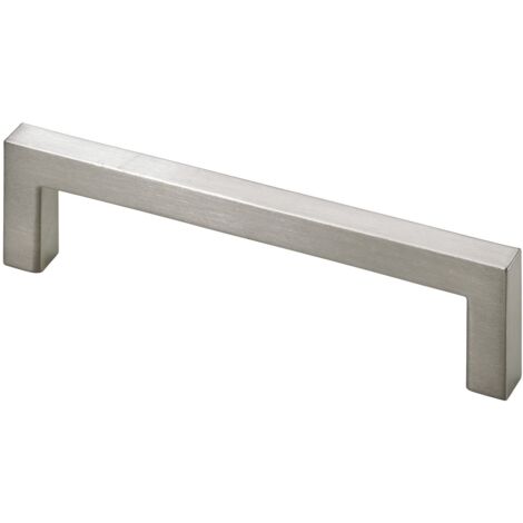 Hettich Möbelgriff Edelstahl Optik 8 x 104 x 28 mm - 1 Stück Möbelbeschläge