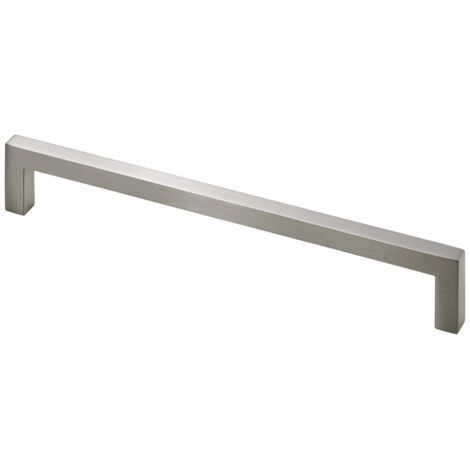 Hettich Möbelgriff  Edelstahl Optik 8 x 168 x 28 mm - 1 Stück Filzgleiter & Möbelgriffe