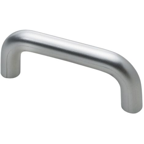 Hettich Möbelgriff Kunststoff Aluminium Optik 10 x 73 x 28 mm - 1 Stück Möbelbeschläge