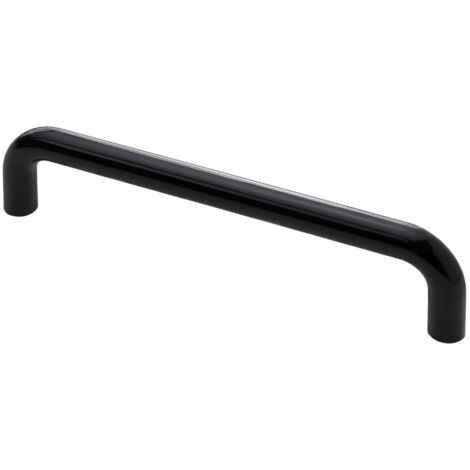 Hettich Möbelgriff Kunststoff schwarz 10,0 x 138,0 x 34,5 mm- 1 Stück Möbelgriffe