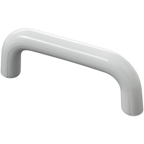 Hettich Möbelgriff Kunststoff weiß 10,0 x 73,0 x 28,0 mm - 1 Stück Möbelgriffe