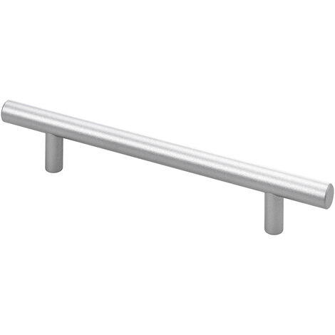 Hettich Möbelgriff Stahl Aluminium Optik 12,0 x 189,0 x 32,0 mm - 1 Stück Möbelgriff