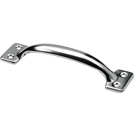 Hettich Möbelgriff Stahl silber 155 mm - 1 Stück Möbelgriffe