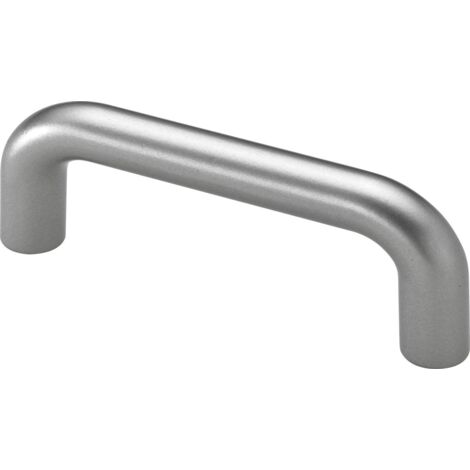 Hettich Möbelgriff Stahl silber 8,0 x 71,0 x 28,0 mm - 1 Stück Möbelgriffe