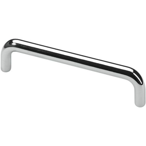 Hettich Möbelgriff Stahl verchromt 10,0 x 138,0 x 30,0 mm - 1 Stück Möbelgriffe