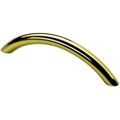 Hettich Möbelgriff Stahl vermessingt 10,0 x 112,5 x 30,0 mm - 1 Stück Möbelbeschläge